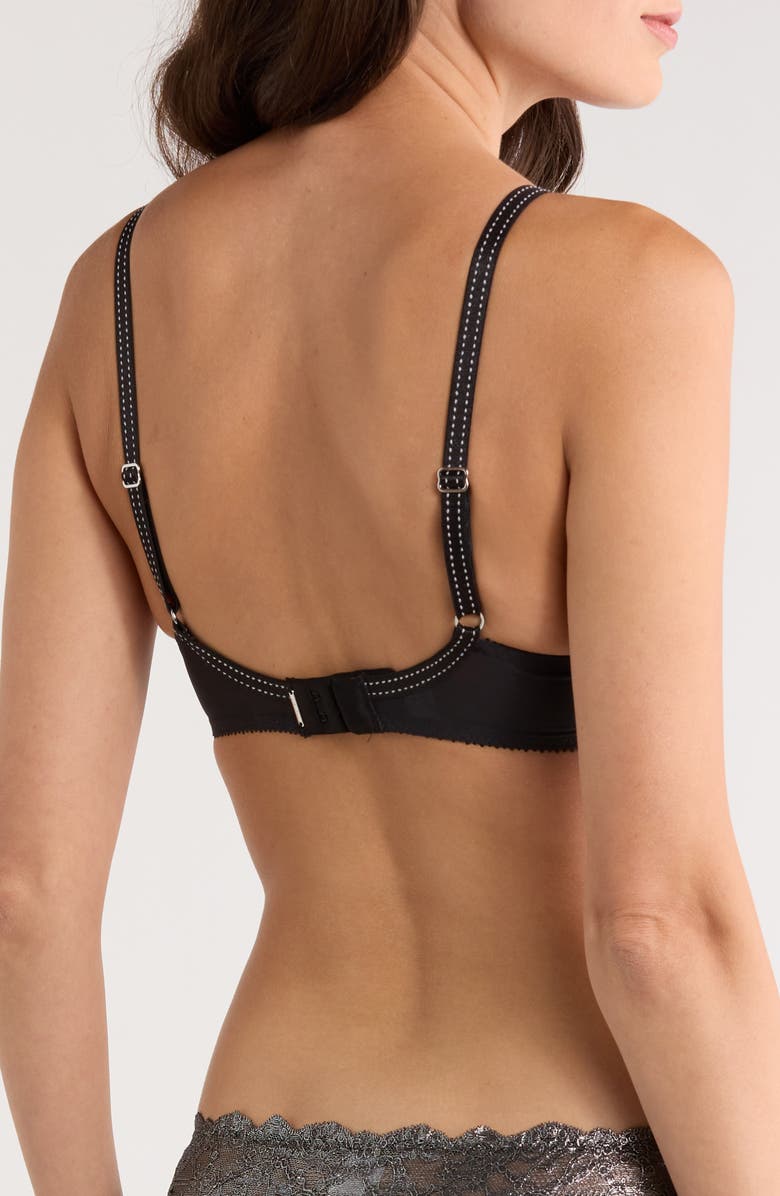 Chantelle Lingerie Rive Gauche Full Coverage Underwire Bra, Alternate, color, Metallic