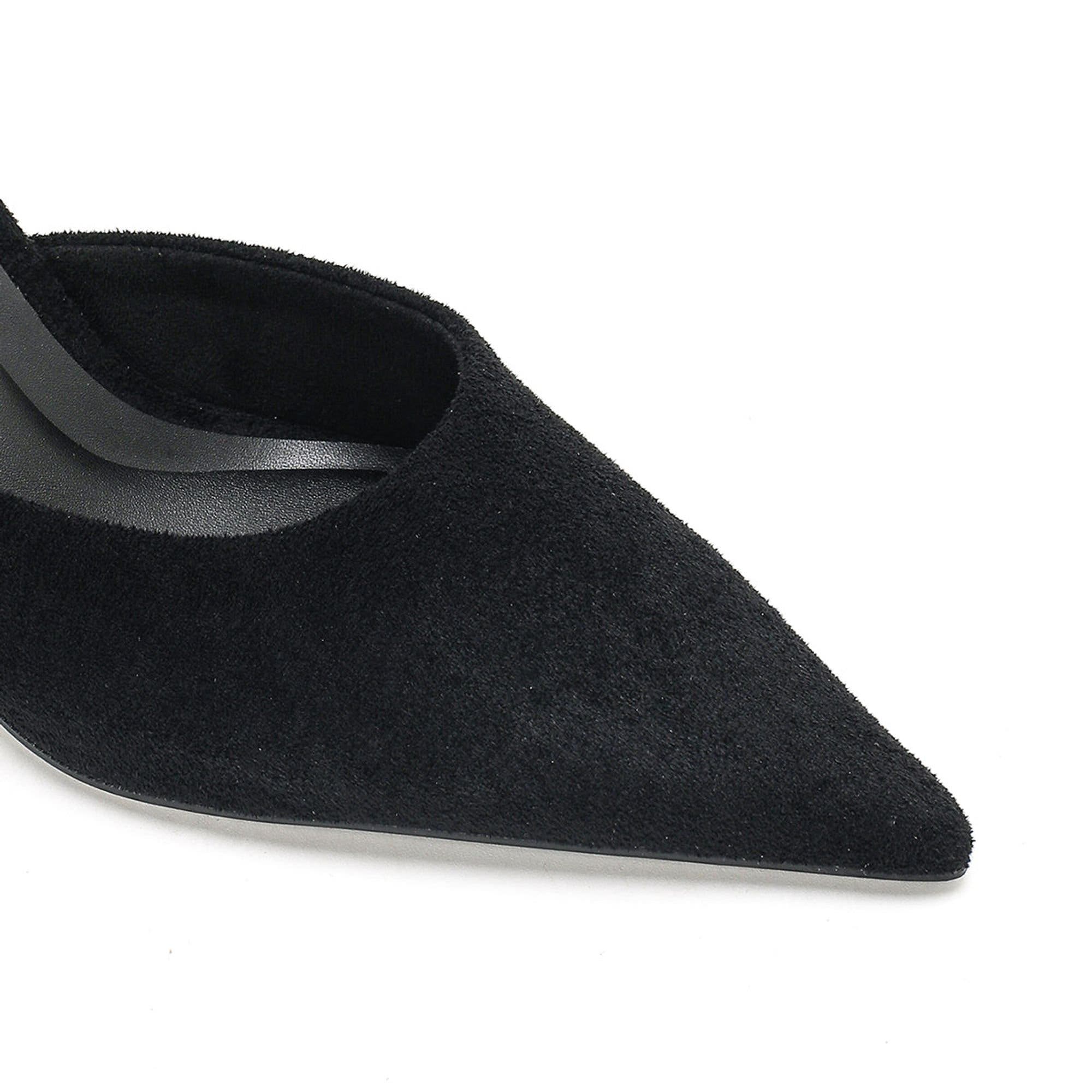 Lunya Velvet Mules, Alternate, color, Black