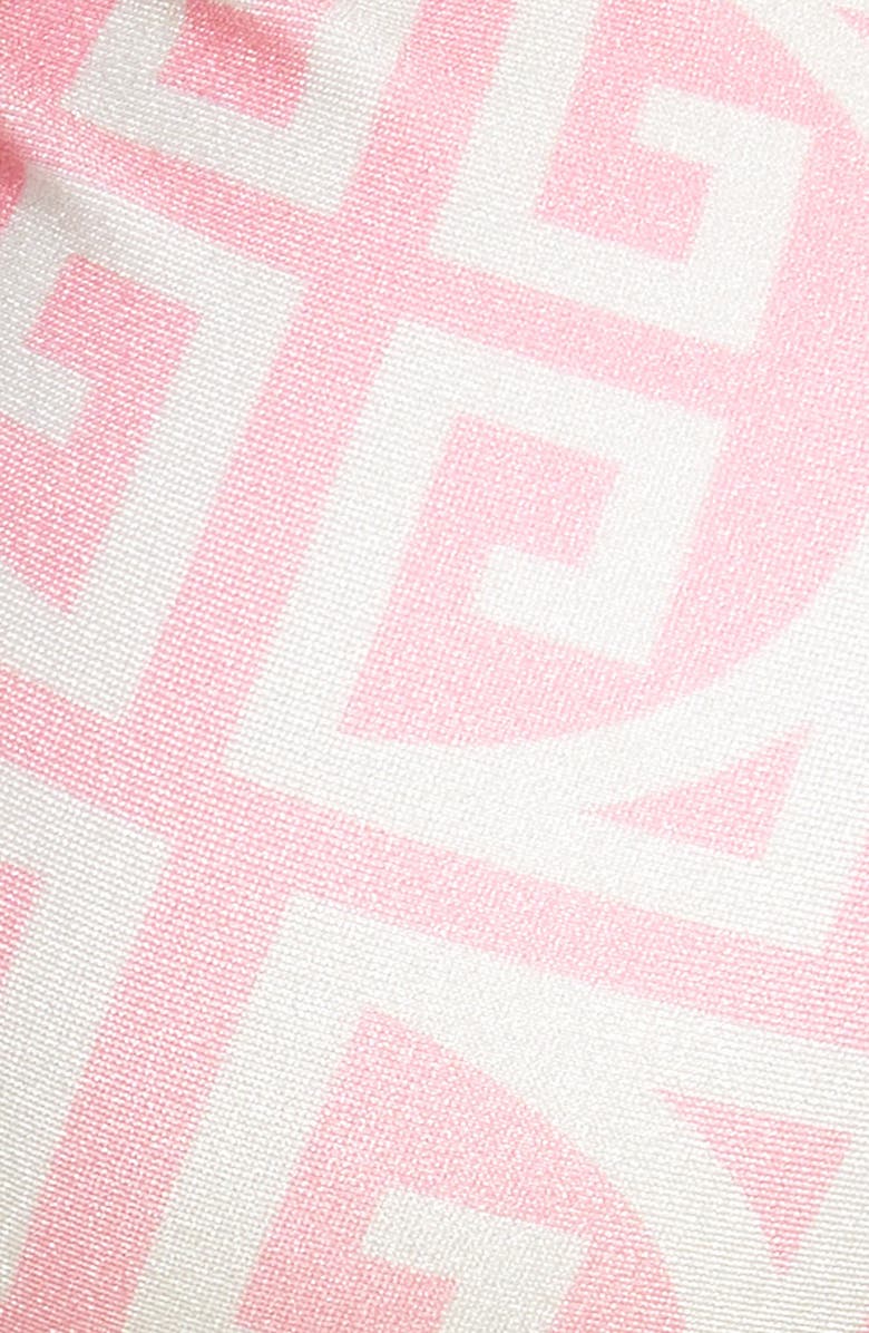 River Island Monogram Bandeau Bikini Top, Alternate, color,