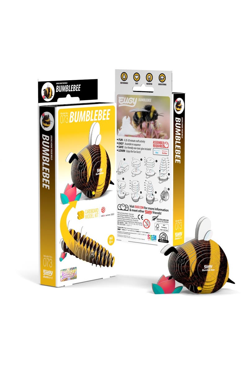 Eugy Puzzles Bumblebee 3D Puzzle, Main, color,