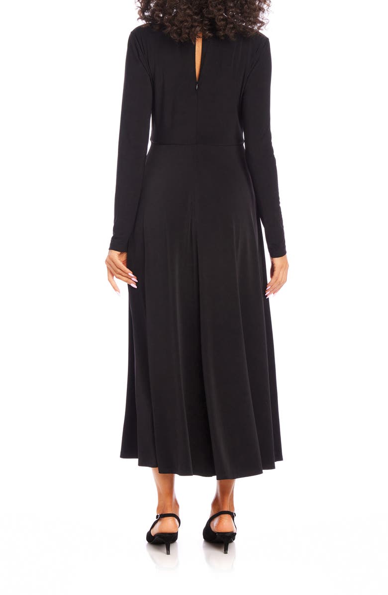 Karen Kane Monroe Twist Front Long Sleeve Dress, Alternate, color, 