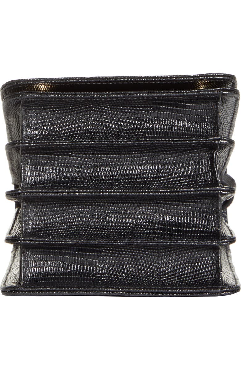 Marge Sherwood Pump Lizard Embossed Leather Top Handle Bag, Alternate, color,