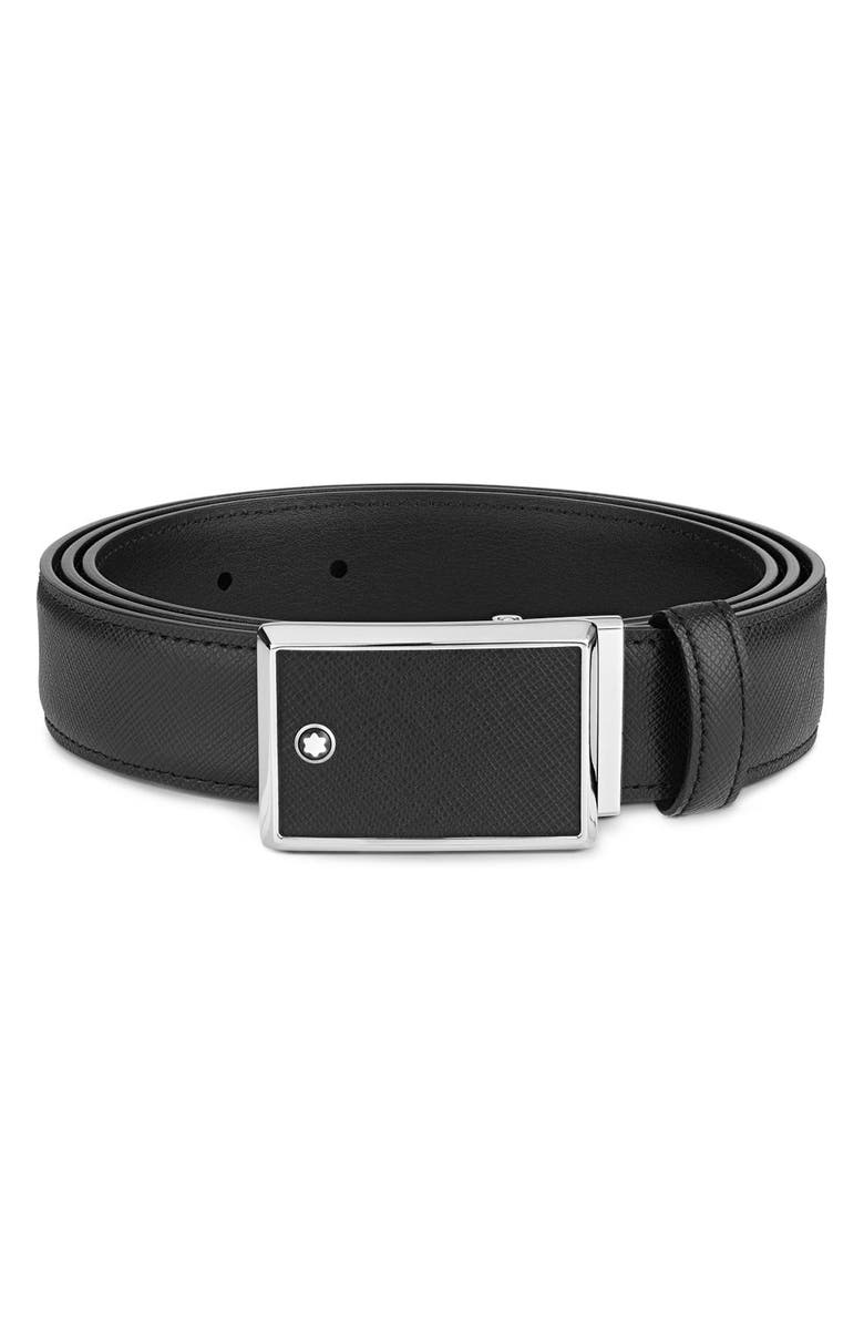 Montblanc Meisterstuck Reversible Sartorial Leather Belt, Main, color, 
