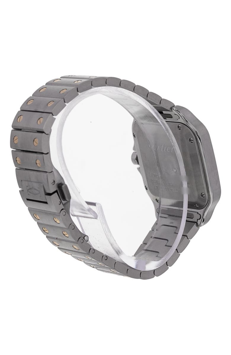 Watchfinder & Co. Cartier Preowned Santos Automatic Bracelet Watch, 40mm, Alternate, color, 
