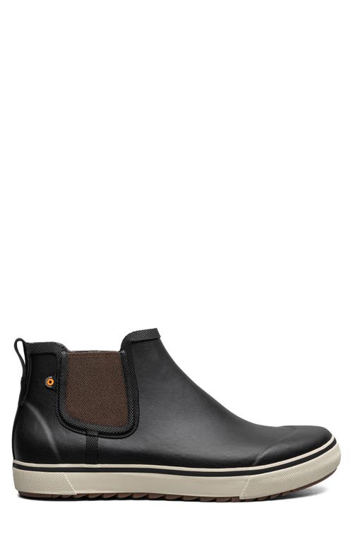 Bogs Kicker Ii Waterproof Chelsea Rain Boot In Black