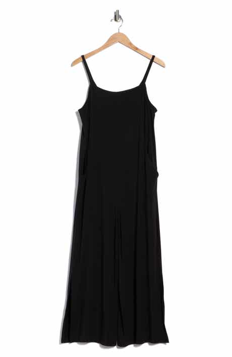 Eileen Fisher Square Neck Crop Wide Leg Jumpsuit