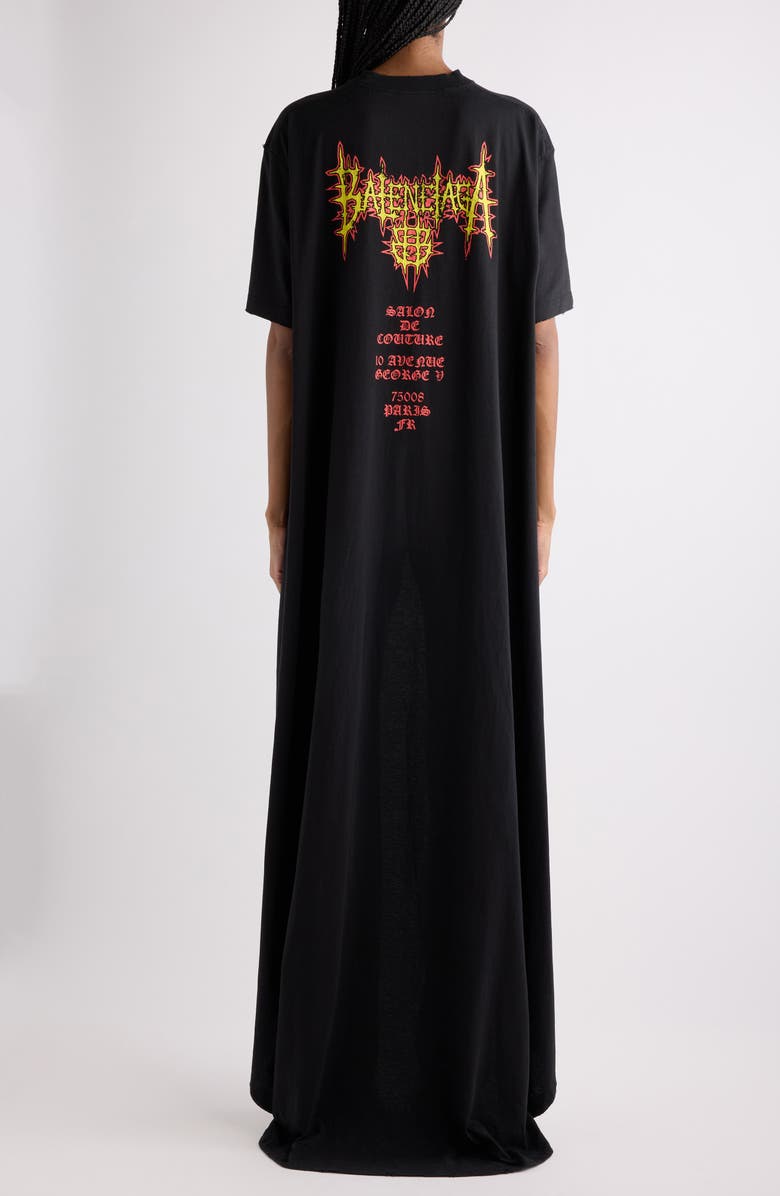 Balenciaga Sacré Couer Graphic T-Shirt with Train, Alternate, color, 1000 Black