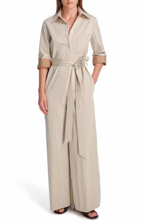 TWP All Night Long Stretch Cotton Jumpsuit