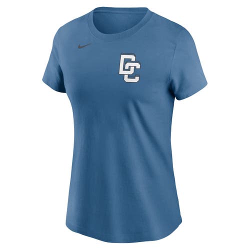 Nike Cj Abrams Blue Washington Nationals 2025 City Connect Fuse Name & Number 2.0 T-shirt