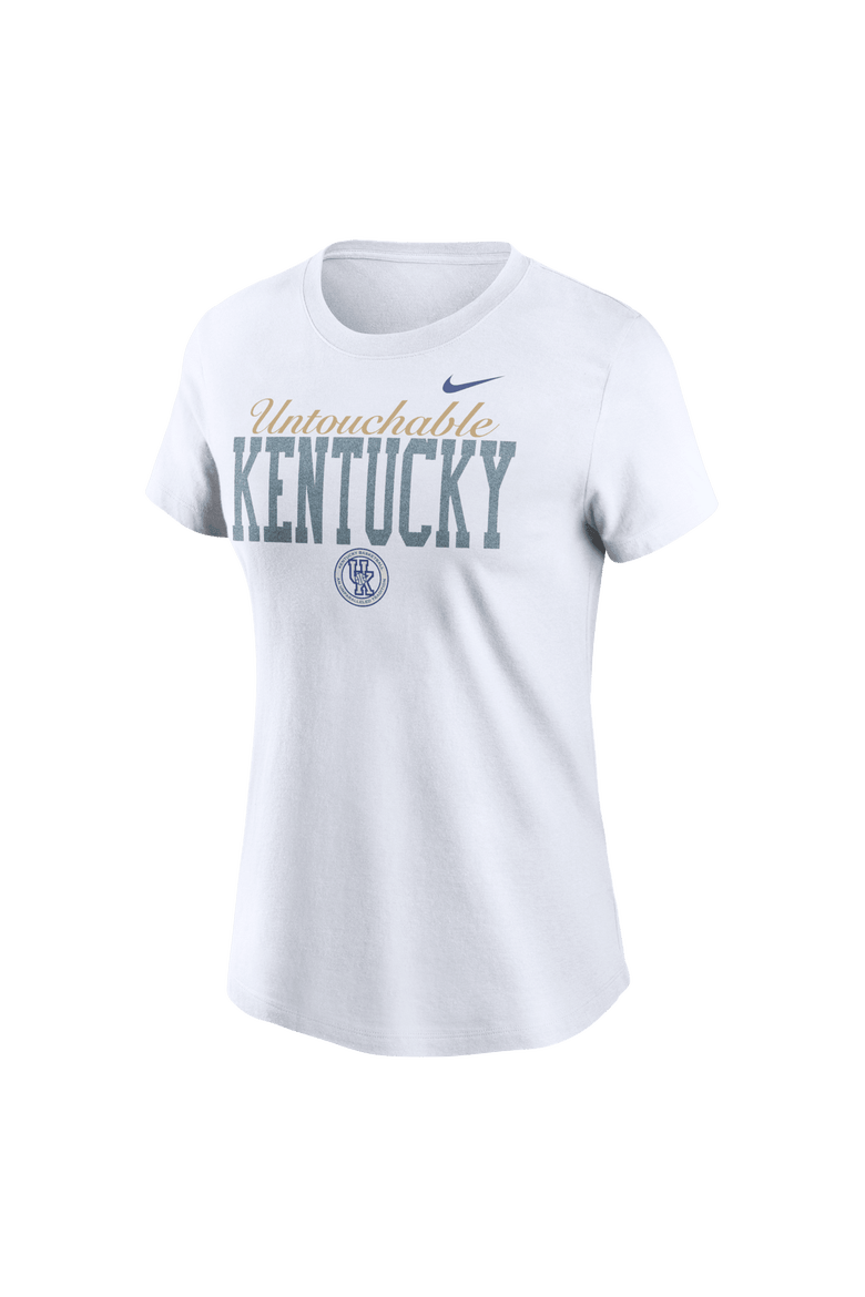 Women's Nike White Kentucky Wildcats Club T-Shirt, Alternate, color, White