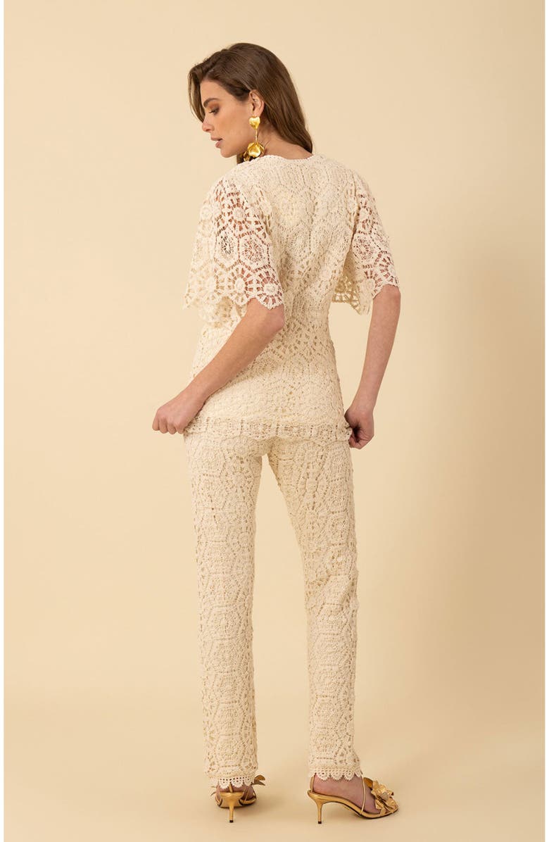 Hale Bob Oakleigh Crochet Top, Alternate, color,