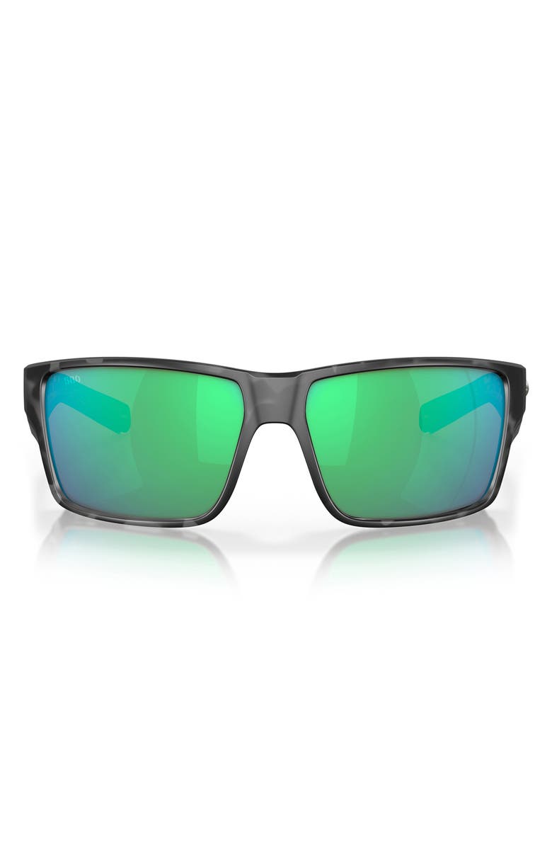 Costa Del Mar Reefton Pro 65mm Polarized Rectangular Sunglasses, Main, color,