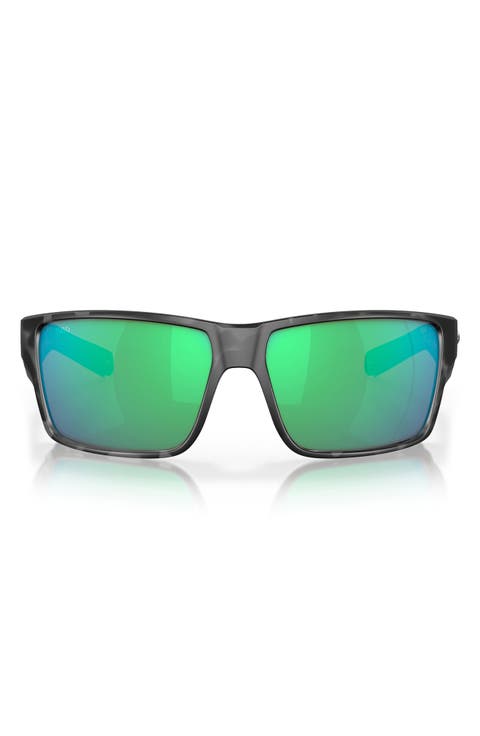 Reefton Pro 65mm Polarized Rectangular Sunglasses