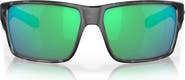 Costa Del Mar Reefton Pro 65mm Polarized Rectangular Sunglasses