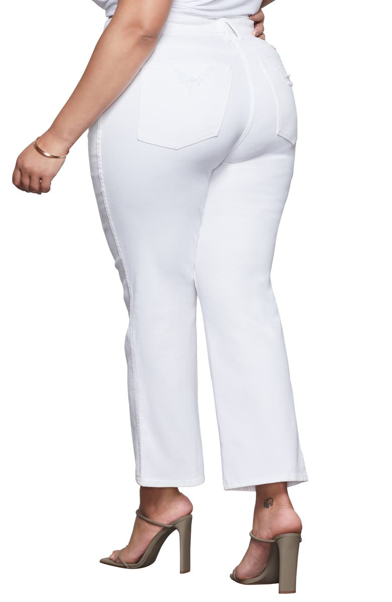 Good American Good Curve Straight Jeans, Alternate, color, 