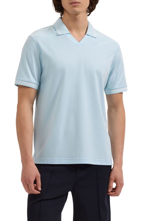 Pima Cotton Johnny Collar Polo