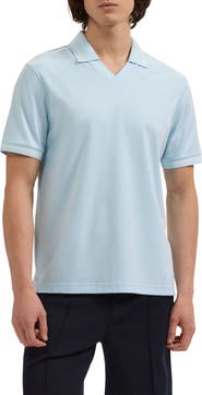Bugatchi Pima Cotton Johnny Collar Polo