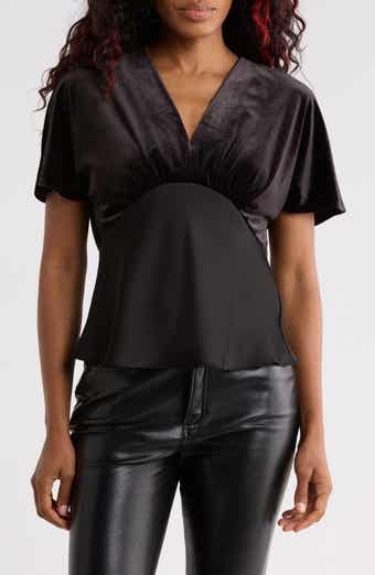 Velvet & Satin Top