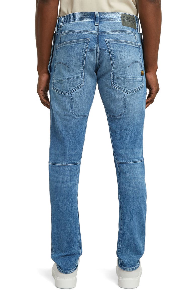 G-STAR Diver 3D Slim Fit Jeans, Alternate, color, Antique Faded Uniform Blue