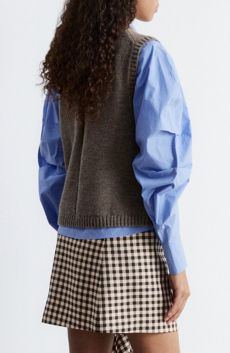 & Other Stories Wool & Cotton Sweater Vest, Alternate, color,