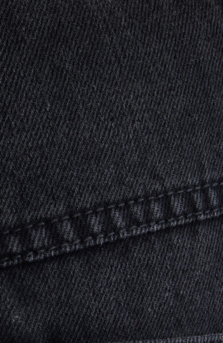 Isabel Marant Brinley Leash Clip Cotton & Hemp Straight Leg Jeans, Alternate, color, Faded Black