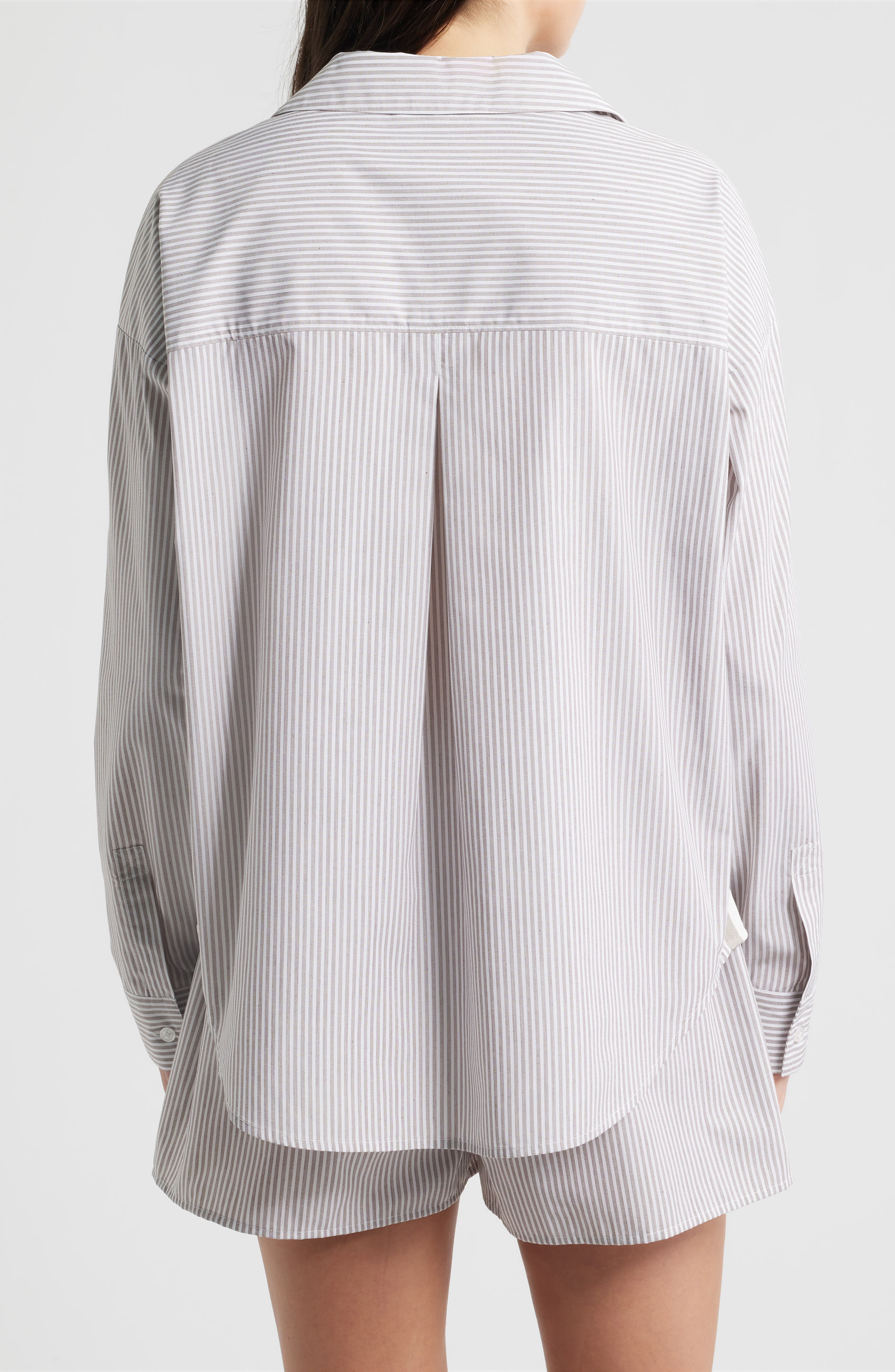 Stripe Button-Up Shirt - image 2
