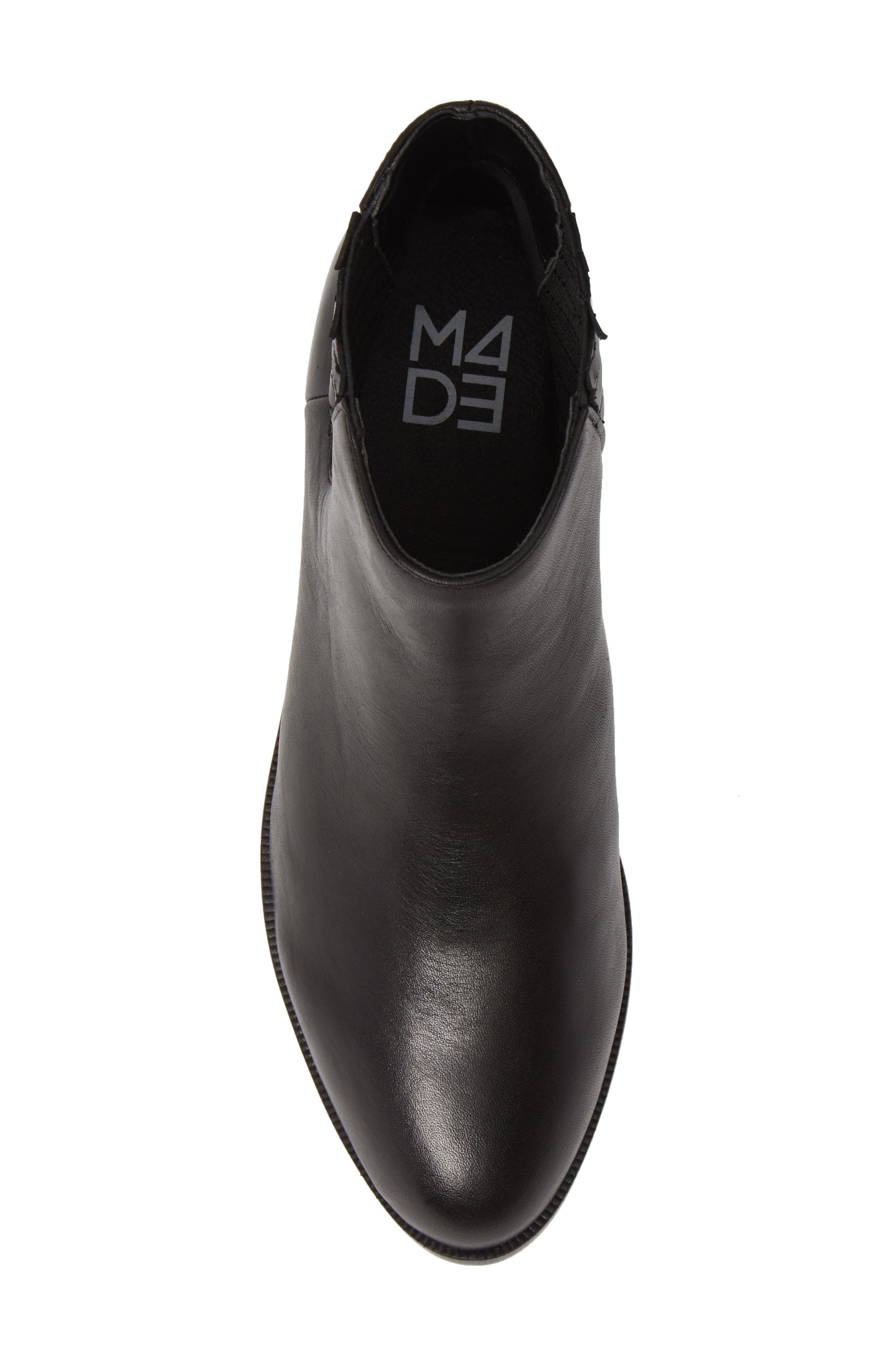Remse Chelsea Bootie, Alternate, color, BLACK LEATHER