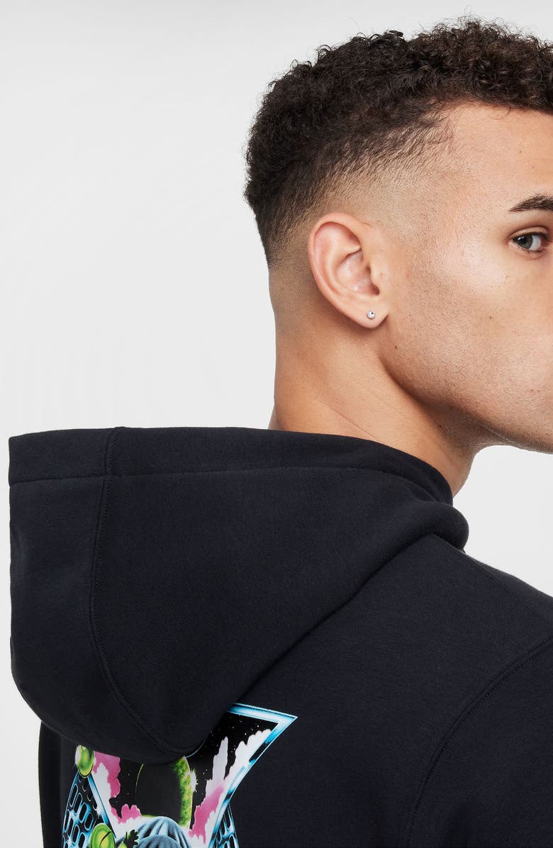 Nike Sportswear Club Brushed Fleece Hoodie, Alternate, color, 