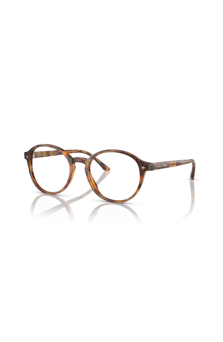 Giorgio Armani 47mm Phantos optical glasses, Main, color, Tortoise