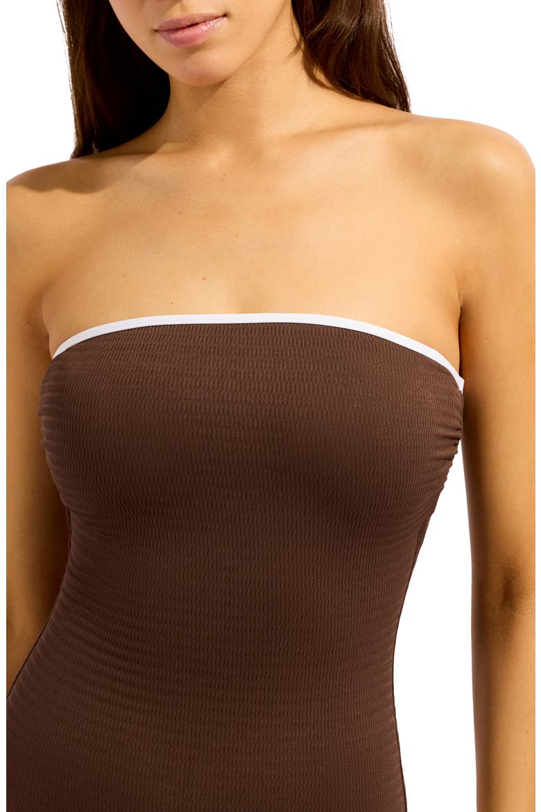 Beach Bound Underwire One-Piece Swimsuit, Alternate, color, DARK CHOCOLATE