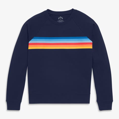 Adult 24/7 Banner Stripe Sweatshirt (Women's Fit)