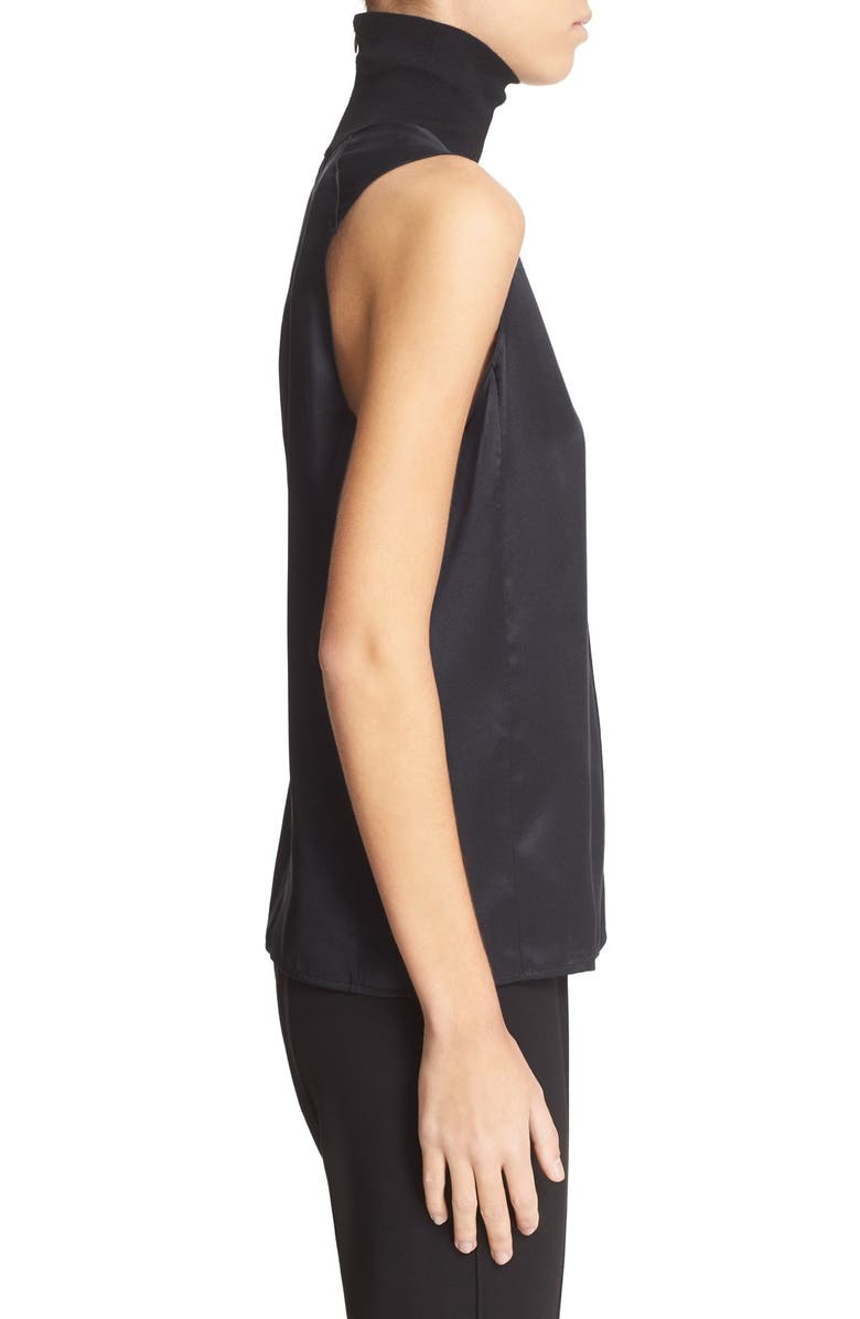 rag & bone 'Singer' Silk Sleeveless Turtleneck Top, Alternate, color,