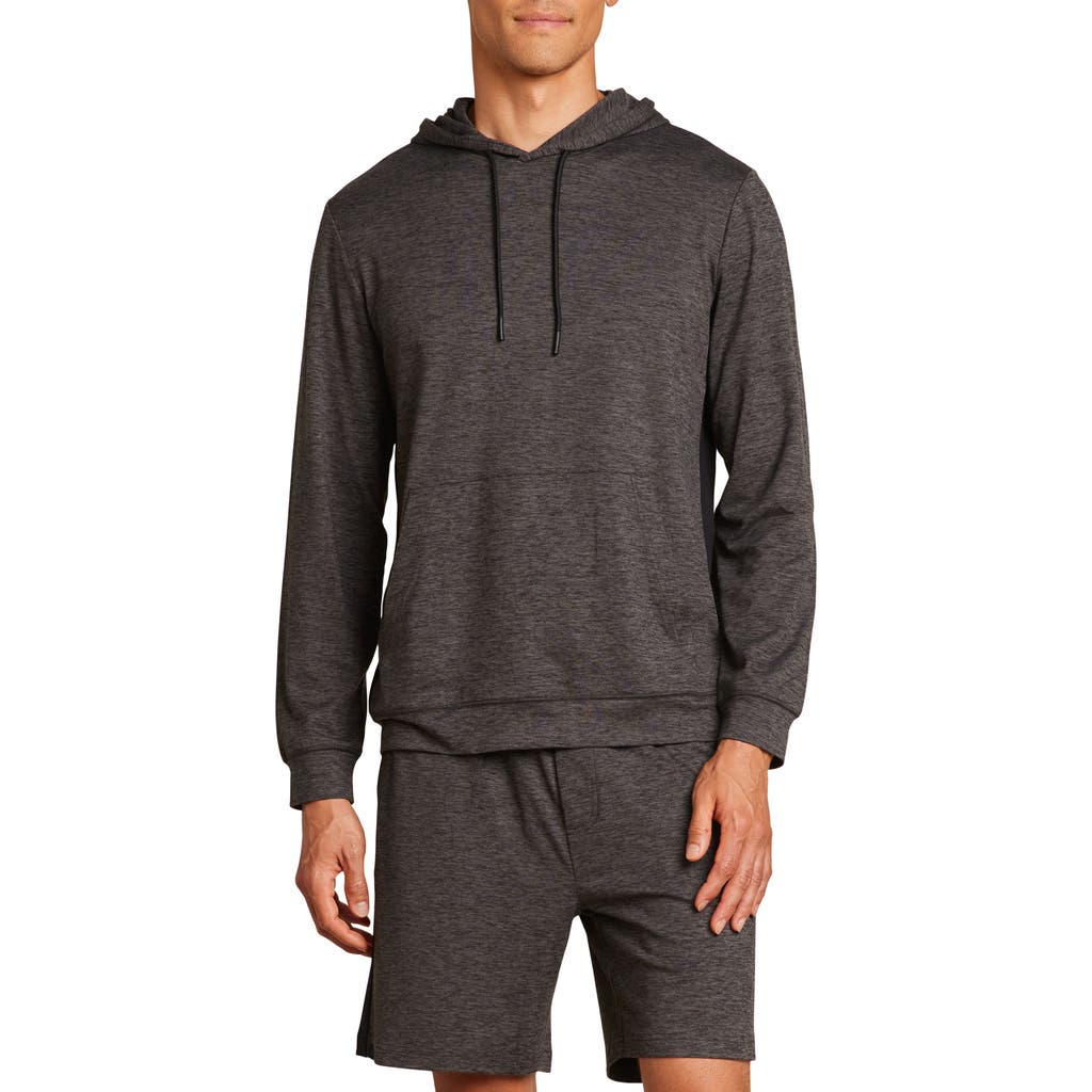 Barefoot Dreams Mc Butterchic Hoodie In Heather Carbon