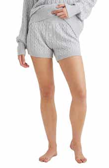 Cable Knit Short Pajama Bottoms