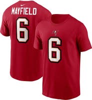 Nike Men's Nike Baker Mayfield Red Tampa Bay Buccaneers Player Name & Number T-Shirt