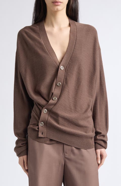 Relaxed Twisted Cardigan