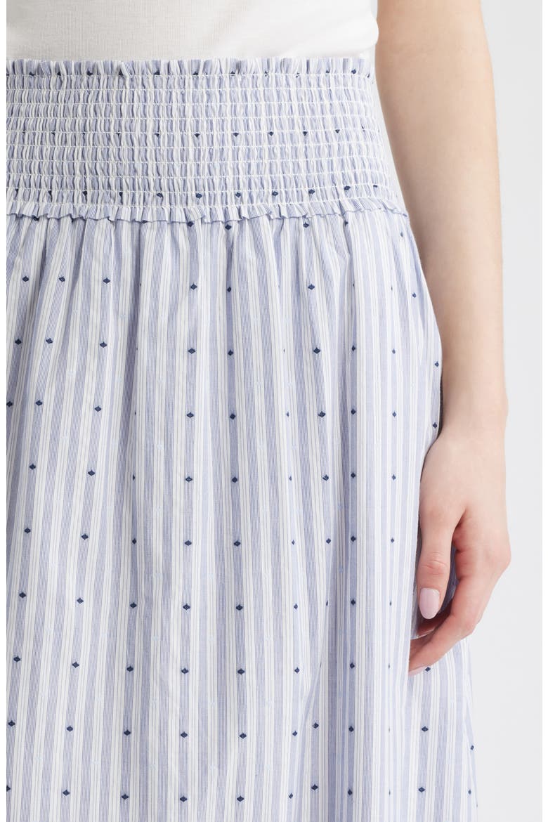 The Delphine Nap Maxi Skirt, Alternate, color, NAVY/WHITE