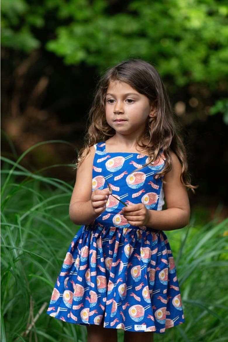 Baby Pinafore Dress, Alternate, color, Ramen