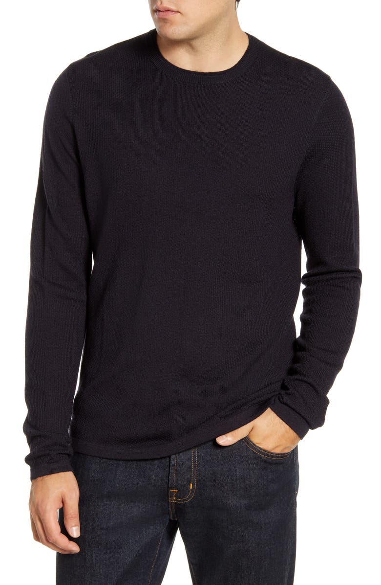 NORDSTROM MEN'S SHOP Wool Blend Crewneck Sweater, Main, color, 