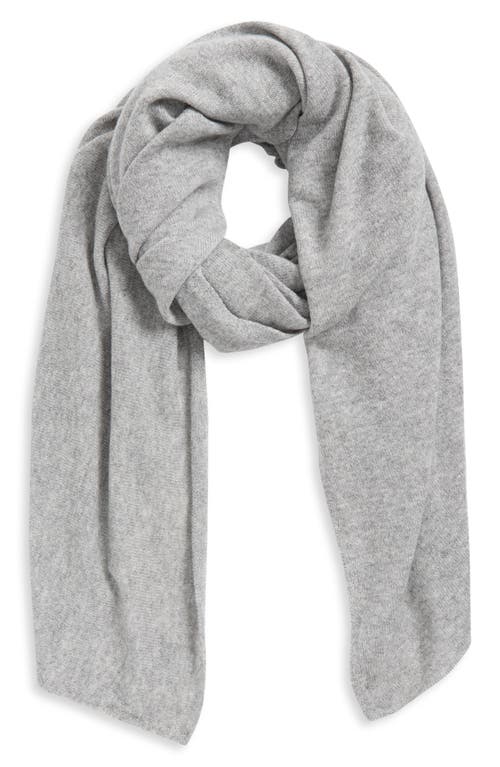 Johnstons Of Elgin Gauzy Cashmere Travel Stole In Gray