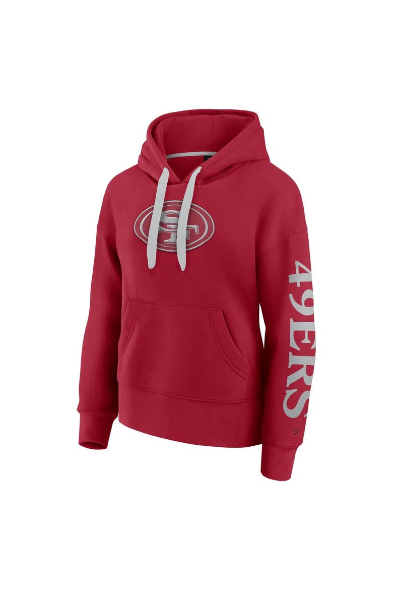 Women's Fanatics  Scarlet San Francisco 49ers Elements Next Pullover Hoodie, Alternate, color, Scarlet
