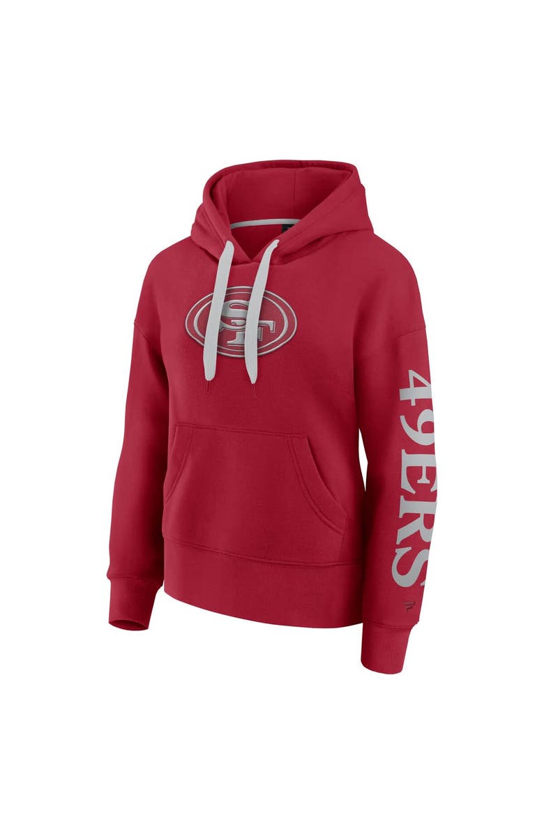 FANATICS Women's Fanatics Scarlet San Francisco 49ers Elements Next Pullover Hoodie, Alternate, color, Scarlet