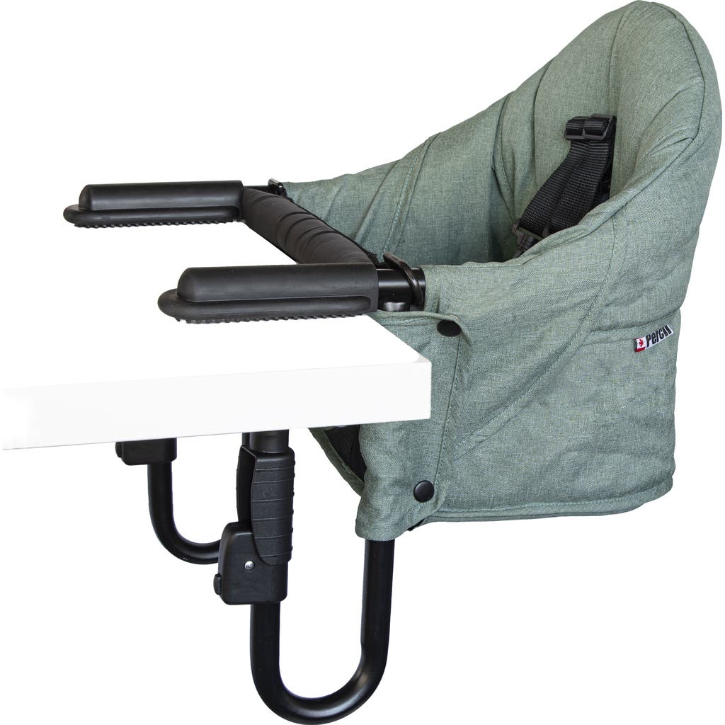 Guzzie and Guss Perch Portable Hook-On Baby Highchair - Compact, Travel-Friendly & Fits Most Tables in Forest Green  product
