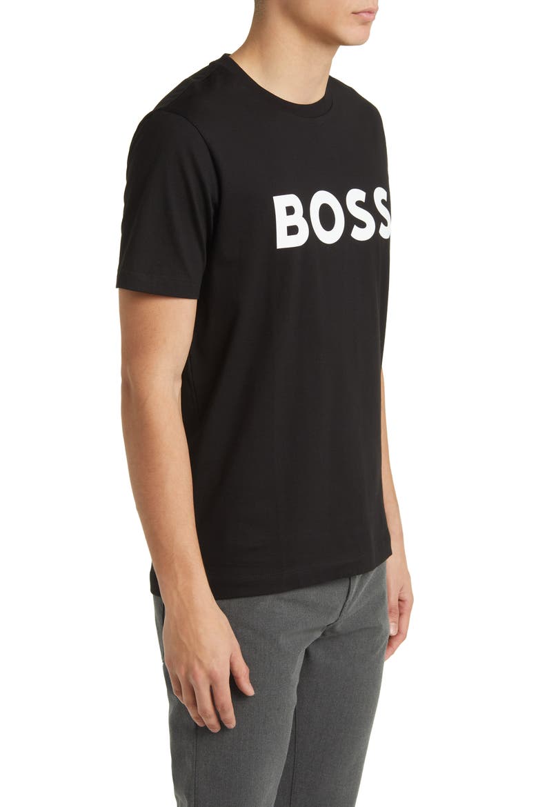 Tiburt Logo Graphic T-Shirt, Alternate, color, BLACK