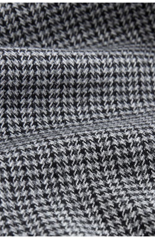 Next Kids' Check Print Pants In Gray