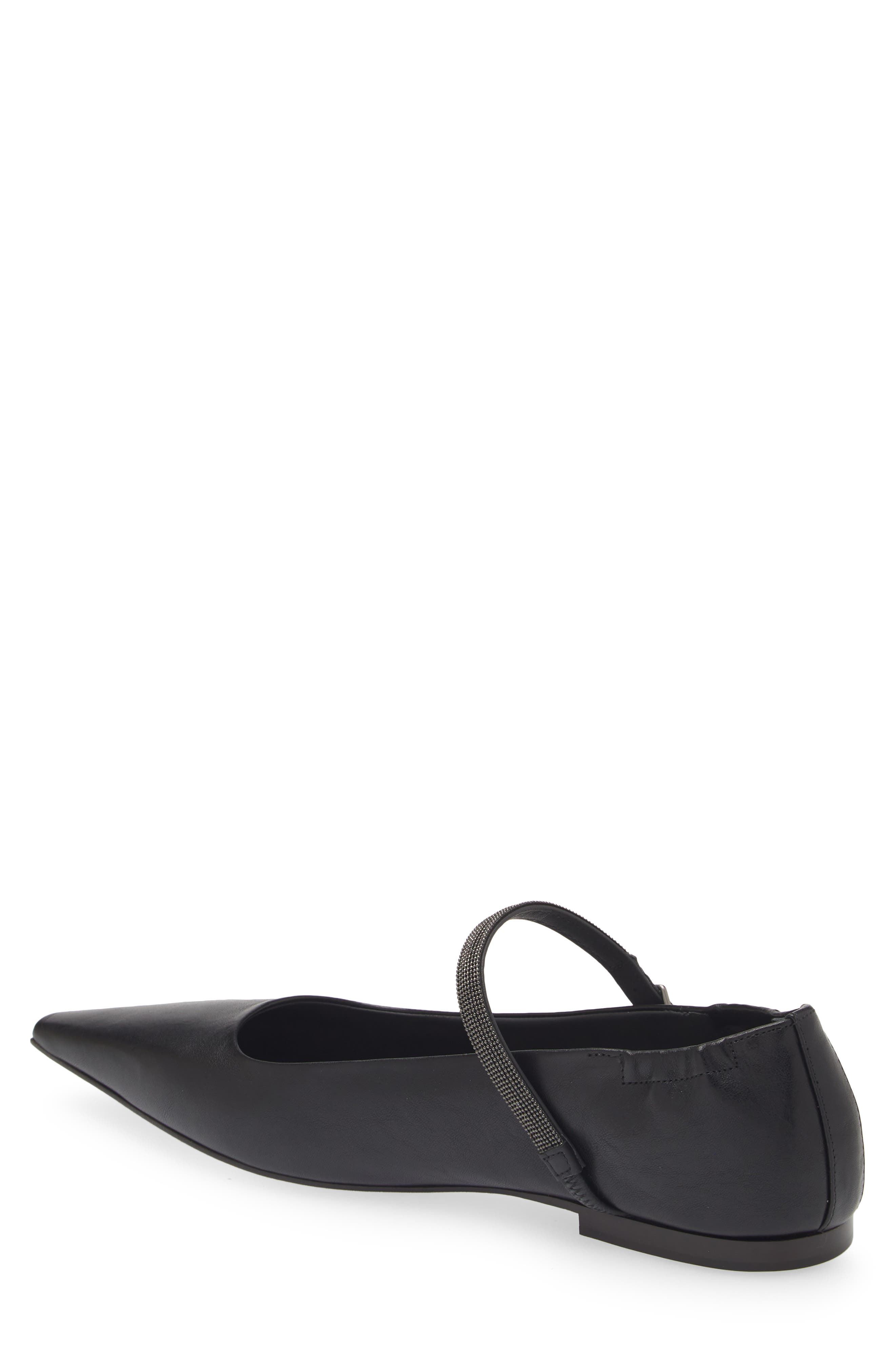 Brunello Cucinelli Monili Beaded Ballerina Flat, Alternate, color, 