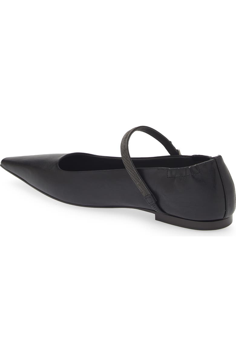 Brunello Cucinelli Monili Beaded Ballerina Flat, Alternate, color,