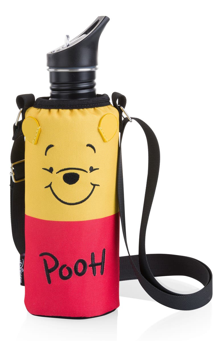 Picnic Time Winnie the Pooh Bottle & Cooler Sling, Main, color, Red