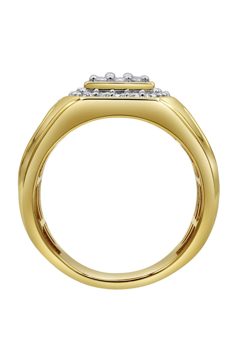 Hexonic Deluxe 14K Yellow Gold Diamond Men Statement Ring - 1.74ct., Alternate, color, 14K Yellow Gold