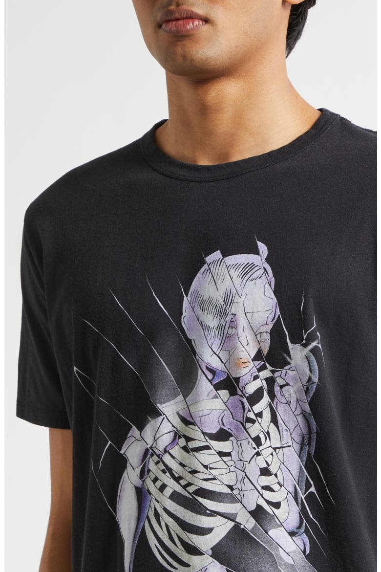 New Box Cybernetic Angel Graphic T-Shirt, Alternate, color, CYBERNETIC ANGEL PRINT